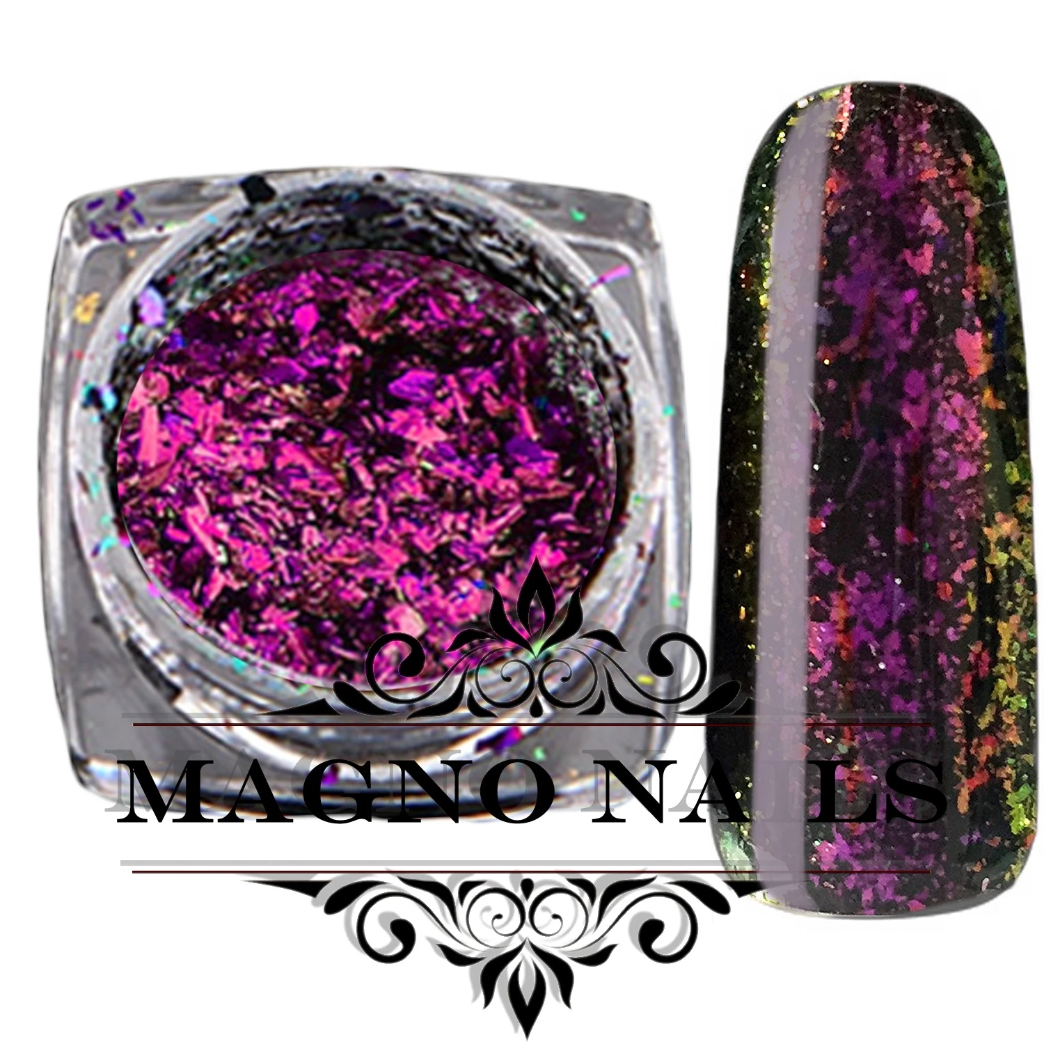 Chameleon Flakes Nägel Naildesign Nail Art Online Shop günstig